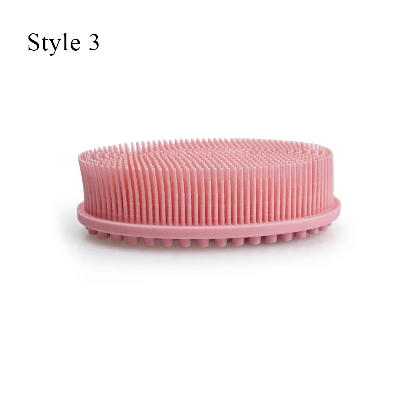 Cepillo de Silicona para Ducha | Limpieza + Masaje + Suavidad, Masajeador