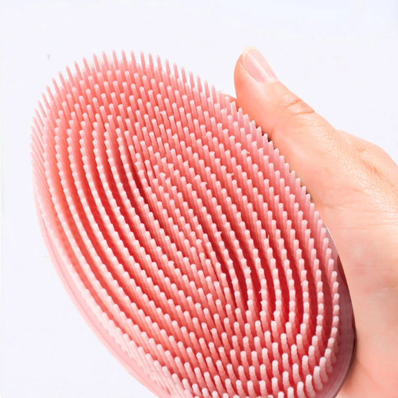 Cepillo de Silicona para Ducha | Limpieza + Masaje + Suavidad, Masajeador