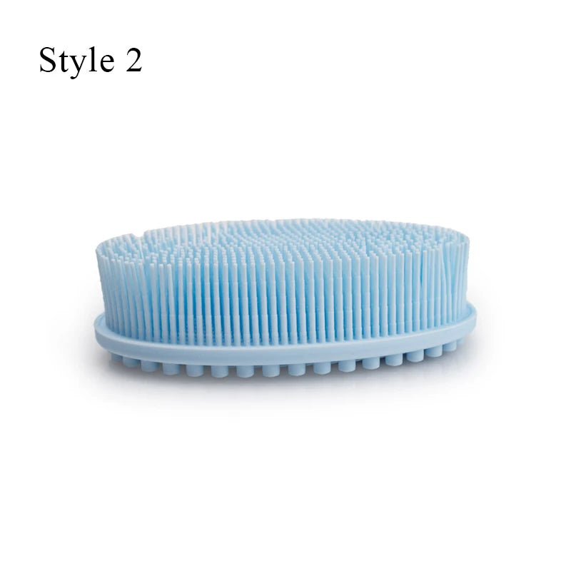 Cepillo de Silicona para Ducha | Limpieza + Masaje + Suavidad, Masajeador